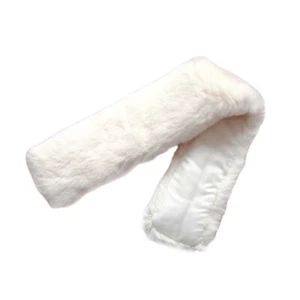 1x Faux Fur Collar Detachable Fluffy Neck Warmer Wrap Winter Coat Accessory Soft - Picture 1 of 14