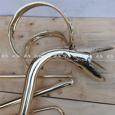 Carnyx Serpent of Tingtinac Celtic Brass War Functional Trumpet Horn Halloween - Bild 1 von 4