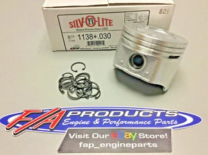 For 1966-1970 Ford FE 428 7.0L Engines Dished Piston Set Of 8 Silvolite 1138.030 - Foto 1 di 8