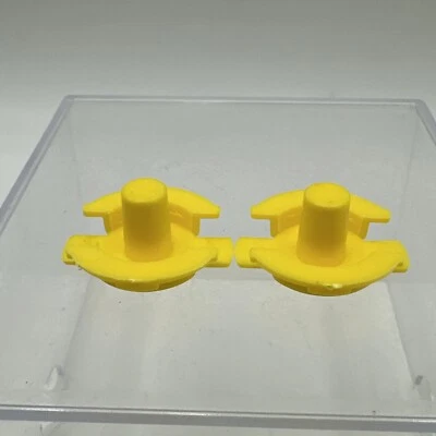 The Grape Escape Board Game 1992 Replacement Part Lot of 2 Yellow Pegs - Image 1 of 4