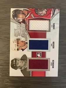 2013 ITG Drsft Prospects Silver Jeremy Roenick Ryan Kesler Seth Jones Jersey - Picture 1 of 2