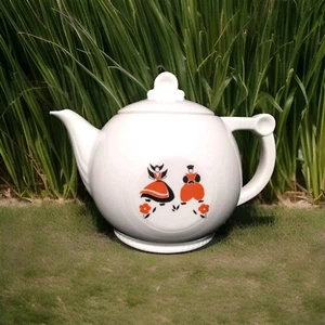 Vintage Drip O Lator Teapot Enterprise Aluminum Co. Dutch Design Windmill - Picture 1 of 8
