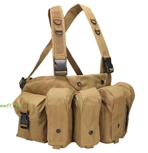 NEW Russian Special Forces Tactical Vest AK Chest Hanging Armor Chest Rig Bag - Picture 1 of 15