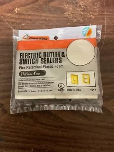 Paquete de 10 selladores de espuma ignífugos Frost King OS12 tomacorrientes de toma eléctrica e interruptor NUEVO - Imagen 1 de 4