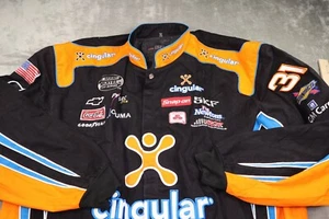 Chaqueta JH Design Nascar 4XL Jeff Burton Cingular Nextel Negra Naranja #31 A Presión - Imagen 1 de 21