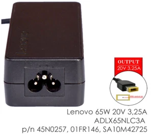 NETZTEIL LENOVO 65W 20V 3,25A FÜR X1 CARBON GEN 2 3 4 THINKPAD M738 - Bild 1 von 5