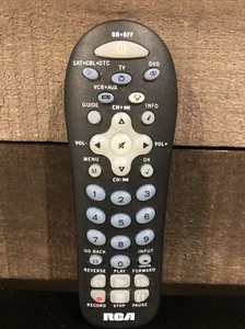 RCA RCR311BIR Three-Device Universal Remote Control - Picture 1 of 3