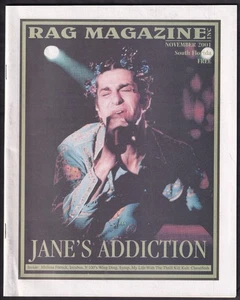 Rag Magazine November 2001 Janes Addiction Janet Jackson Thrill Kill Kult - Bild 1 von 17