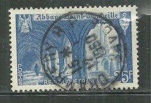 FRANCE 649 USED CLOISTER OF ST WANDRILLE ABBEY SCV 4.25 #3 - Picture 1 of 1