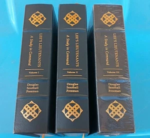 Douglas Southall Freeman -  Lee's Lieutenants - 3 vol set Easton Press 2003 New - Picture 1 of 6