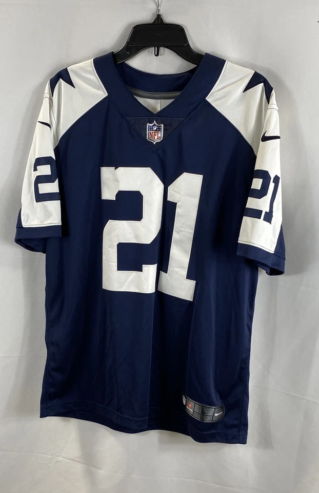Camiseta deportiva Nike Cowboys para hombre azul Ezekiel Elliott #21 talla L Foto 1 de 4