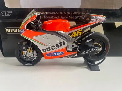 Minichamps 1-12 - Valentino Rossi - 2012 Ducati Desmosedici MotoGP - Image 1 of 4