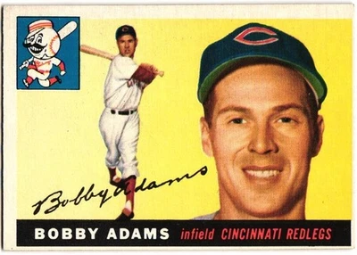 1955 Topps - High # Bobby Adams #178 - VGEX - Image 1 of 2