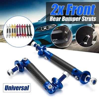 2x 75mm Universal Bumper Splitter Lip Spoiler Strut Air Dam Support Rod Tie Bar - Image 1 of 4