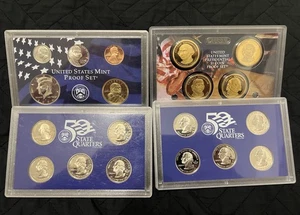 Lot of United States US Proof Coin Sets 2006 2007 USA Coins Kennedy Half Dollar - Picture 1 of 9