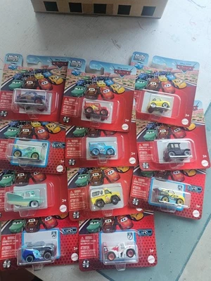 MACCHINE DISNEY PIXAR CARS MINI RACERS RACER METAL - Immagine 1 di 4