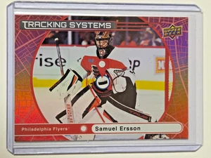 Samuel Ersson Red Tracking Systems 182/199 2025-26 Upper Deck Series 1 - Picture 1 of 1
