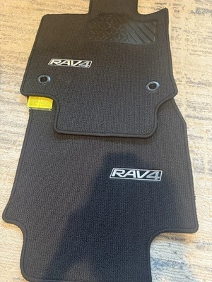 Toyota Rav4 2019 - 2020 Carpet Floor Mats Black Genuine OEM P2309A 4515161L  - Image 1 of 4