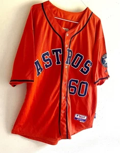 Hou. Camiseta de los Astros Dallas Keuchel # 60 Future HOF Pit. Talla 48 XXL Majestic Nuevo sin etiquetas - Imagen 1 de 9