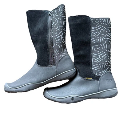 BOTAS NEGRAS IMPERMEABLES KEEN MOXIE NUEVAS NIÑAS TALLA 3 BOTAS ALTAS Foto 1 de 4