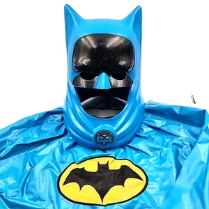 1966 Batman Plastic Mask & Vinyl Cape Costume Helmet Cowl – Ideal Toy Corp - Picture 1 of 10