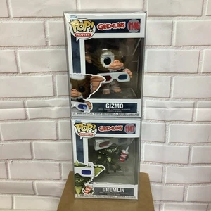 Gremlins Funko Pop Lote de 2 #1146 Gizmo #1147 Gremlin Con Protectores - Imagen 1 de 8