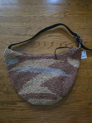 Bolso de Mano Free People Santorini Tejido de Paja Bolso de Mano Boho Nuevo con Etiquetas Foto 1 de 4