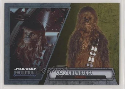2016 Topps Star Wars Evolution Gold /50 Chewbacca Smuggler #56 2k3 - Image 1 of 3
