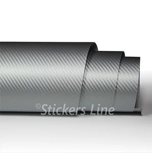 Klebefolie Kohlenstoff Silber CM 150x170 Car Wrapping Auto Motorrad Kratzfest - Bild 1 von 1