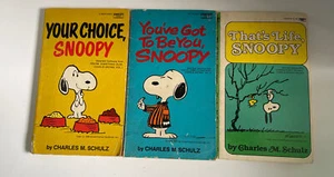 3 Vintage Snoopy Books Charles M. Schulz 1967 1971 1986 Peanuts Charlie Brown - Picture 1 of 9
