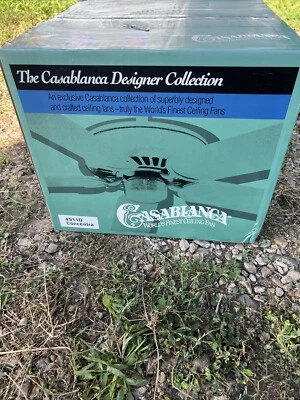 Vintage Casablanca Concentra Series 4911D Snow White Motor 3 Speed Pull Chain - Image 1 of 4