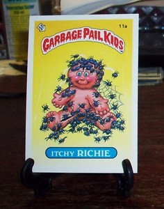 JLeBeau555 1985 Garbage Pail Kids #11a ITCHY RICHIE Matte