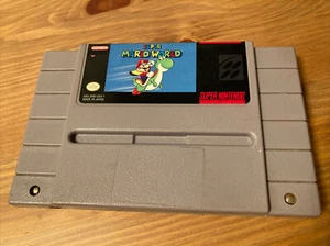 Super Mario World Super NES Nintendo 1991 Video Game CARTRIDGE ONLY authentic - Picture 1 of 5