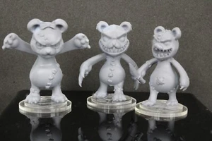 3 piezas Bears mini RPG en miniatura juegos de mesa Wargaming D&D - Imagen 1 de 5