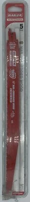 Freud Diablo DS1212BW5 Reciprocating Blade 12-Inch x 6-12 Teeth, 5pc