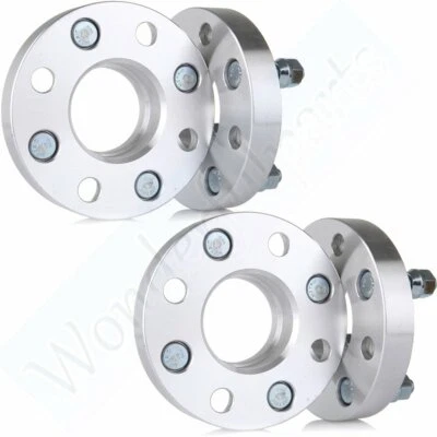 4X 1" 4x114.3 Hubcentric Wheel Spacers 66.1mm 12x1.25 For Nissan 240SX 1995-1998 - Image 1 of 4