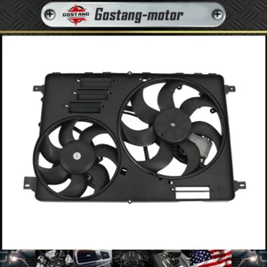 Dual Engine AC Radiator Cooling Fan Assembly For 2005-10 Volvo V70 2008-15 XC70 - Bild 1 von 12