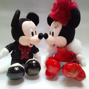 Mickey & Minnie Stuffed Toy Figure Big Band Beat Tokyo Disney Sea Limited 2017 - Picture 1 of 11