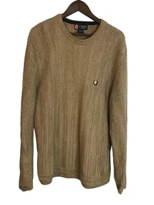 Suéter Chaps Ralph Lauren Para Hombres Espiga Talla Grande Cresta Logo Bronceado Clásico - Imagen 1 de 10