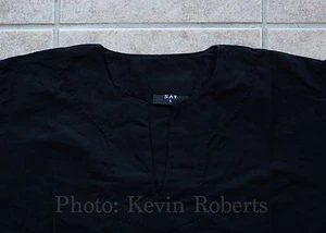 Viking Medieval Tunic Plain Short Sleeve Shirt V Neck Authentic Style 5 Colors - Picture 1 of 22