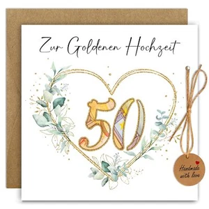 Geldgeschenke Goldene Hochzeit mit Umschläge Geldgeschenke Verpackung Karte ... - Bild 1 von 8