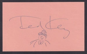 Ted Key, amerikanischer Karikaturist, erstellt "Hazel", Originalskizze & Autogramm - Bild 1 von 1