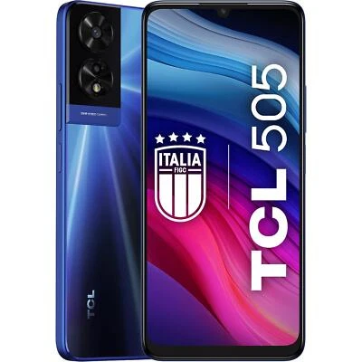 Smartphone TCL 505 4/128GB ocean blue blu - Immagine 1 di 3