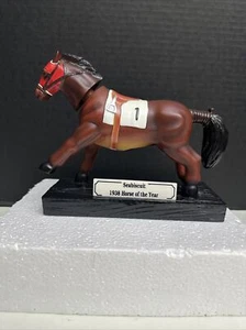 Seabiscuit bobblehead Bay Meadows Racetrack Thoroughbred Race Horse 1938 - Picture 1 of 8