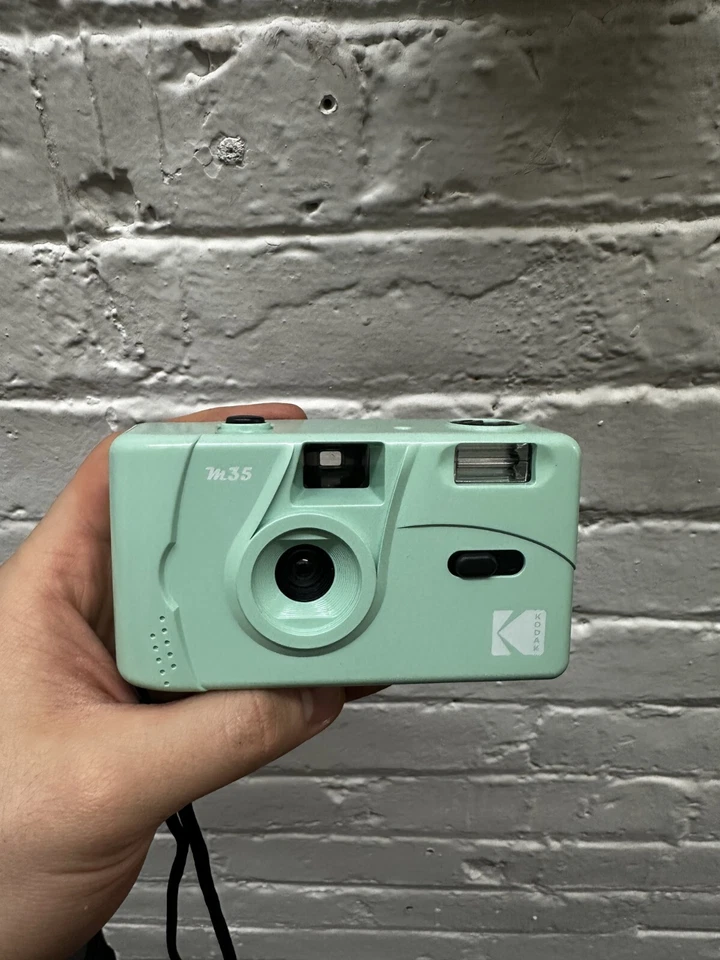 Kodak M35 35mm Film Camera (Mint Green) - Focus Free, Reusable BODY ONLY - Image 1 of 1