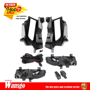 Bumper Fog Light w/Wiring+Switch+Bulbs For 2020-2021 Nissan Versa Right+Left - Picture 1 of 7