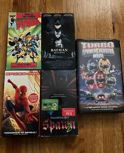 Pryde of the X-Men Marvel Video VHS Lot Spawn Power Rangers Batman Spider-Man