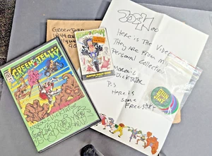 Green Jelly Cereal Killer & 333 2xCD+2xDVD 2009 Pogs Cassette Nota escrita a mano - Imagen 1 de 19