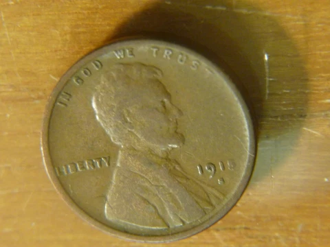 1915-S Lincoln Cent VG Condition SKU# 31037 Cover