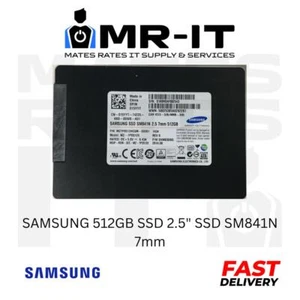 SAMSUNG 512GB SSD 2.5" SSD SM841N 7mm - Picture 1 of 1